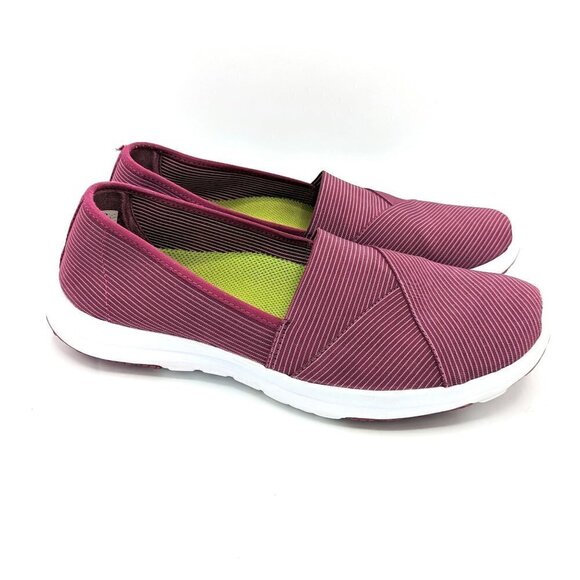 LL Bean Back Cove Slip On Comfort Loafer Shoe Womens 10 (41) Raspberry White - Picture 2 of 6